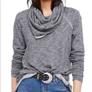 Free People “Beach Cocoon” cowl neck pullover